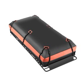 Roof Rack Basket, 84 x 39 x 4.1 in, Universal Rooftop Cargo Carrier with 7.9 x 3.9 x 10.2 in Cargo Bag, Net, Ratchet Straps